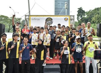 Celebrating fun, fitness and community spirit at Jom Jalan with NPC 2025 Winners of various categories gather for a photo opportunity at Jom Jalan with NPC 2025 in Padang Merbok, KL.