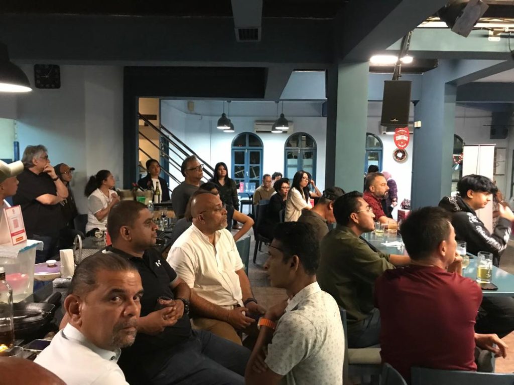 NPC members listening to a talk by WE Communications on Dec 4, 2025 at the clubhouse.