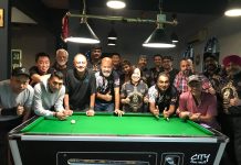 The NPC Outlanders and the pool team from SSU Kelab Aman at the clubhouse in Jalan Tangsi on Dec 19, 2025.