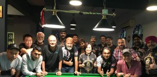 The NPC Outlanders and the pool team from SSU Kelab Aman at the clubhouse in Jalan Tangsi on Dec 19, 2025.